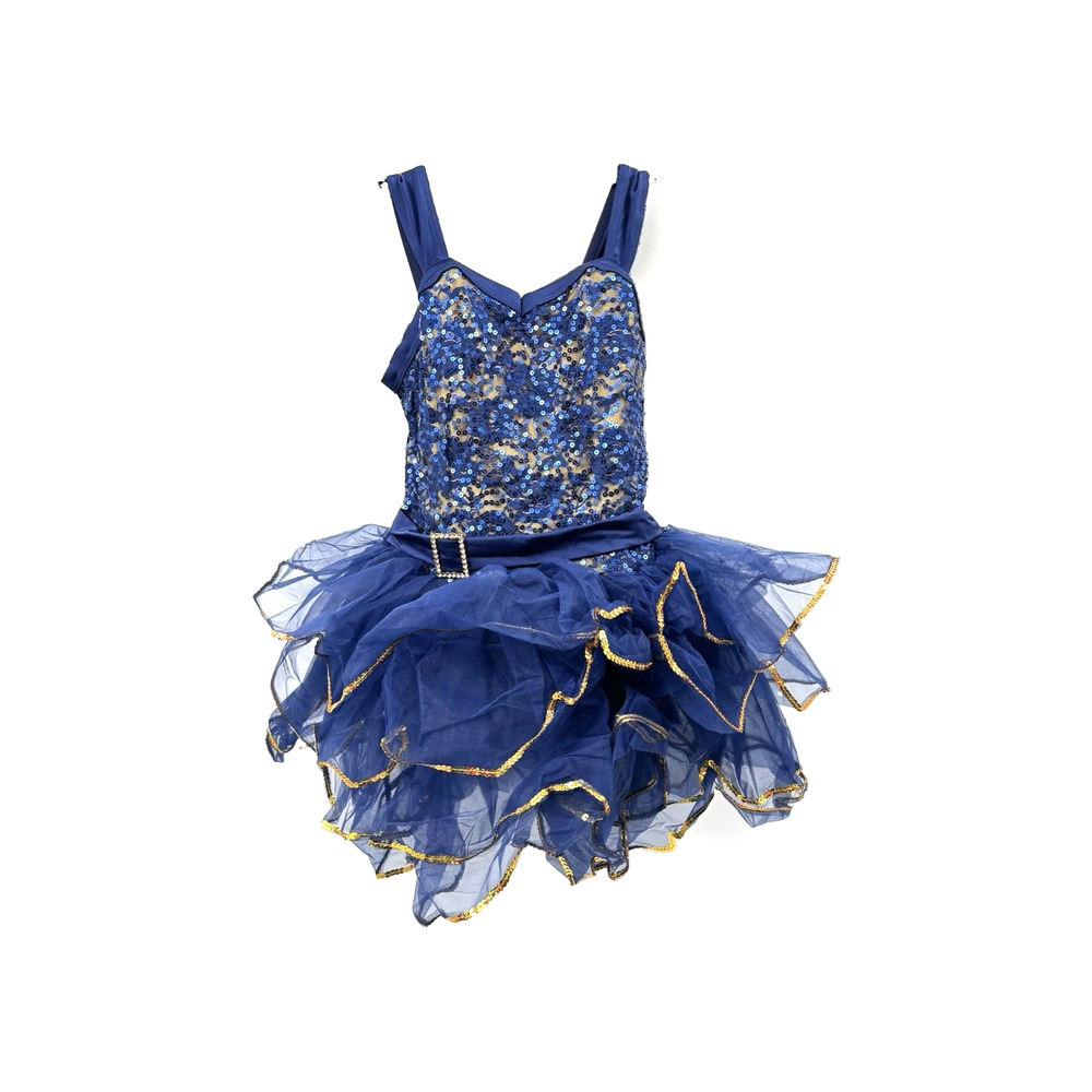 Weissman Showtime You Can Tell She's a Princess NavyGold Sequin Tutu Costume XXL